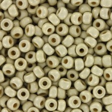 Miyuki rocailles Perlen 8/0 - Matted duracoat galvanized silver 8-4201F